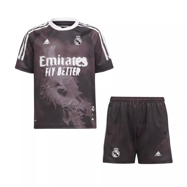 Camiseta Real Madrid Human Race Niños 2020-2021 Negro